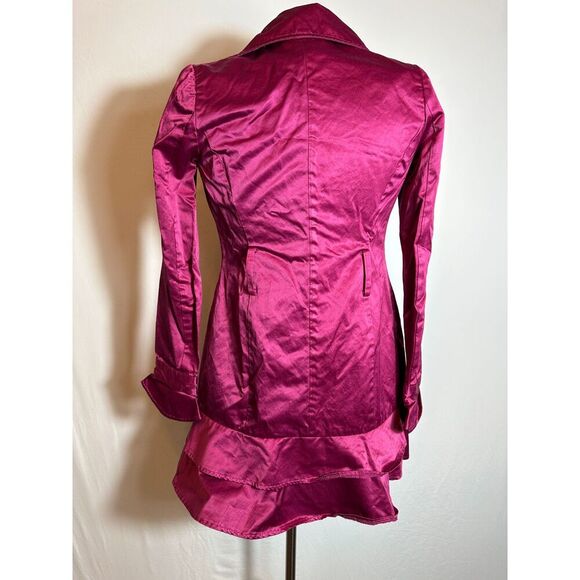 Vintage Hot Pink Double Breasted Jacket Size Small - Picture 3 of 15